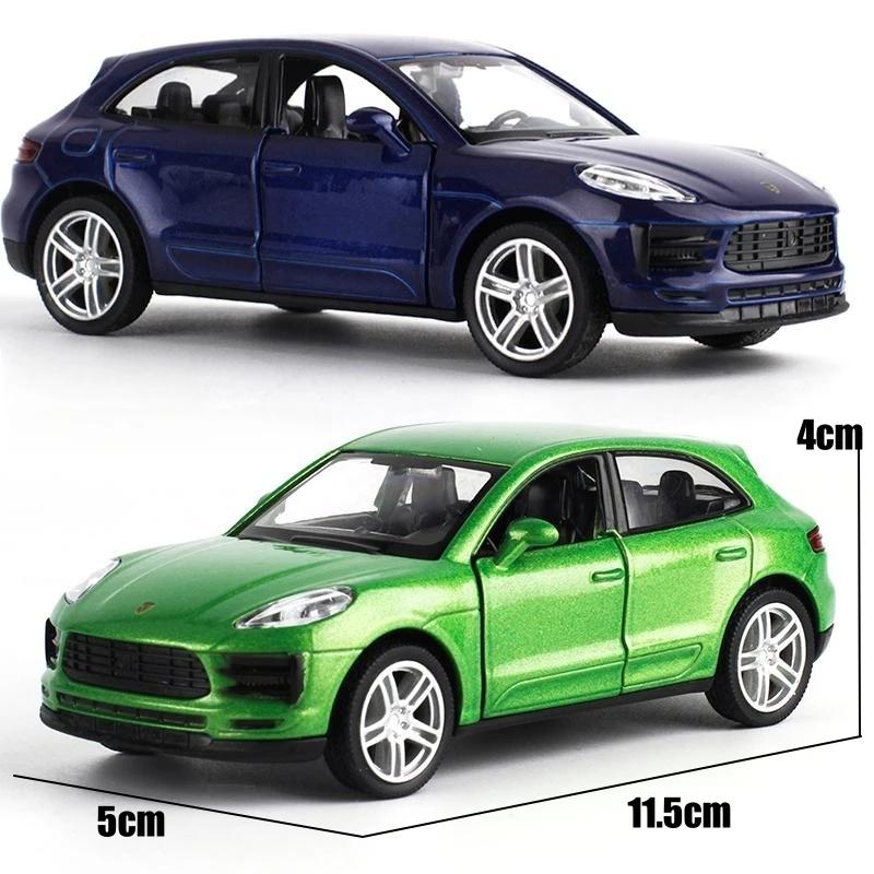 Porsche Macan S 2019 City SUV Simulation Diecast & Toy Vehicles Pull Back Car RMZ City 1:36 Alloy Model Gifts For Children