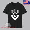 Guild Guitars Men#039;s Black Size S5XL Unisex T-Shirt
