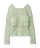Lily Brown Sheer Gathered Tulle Top LWCT241092 MNT Women's