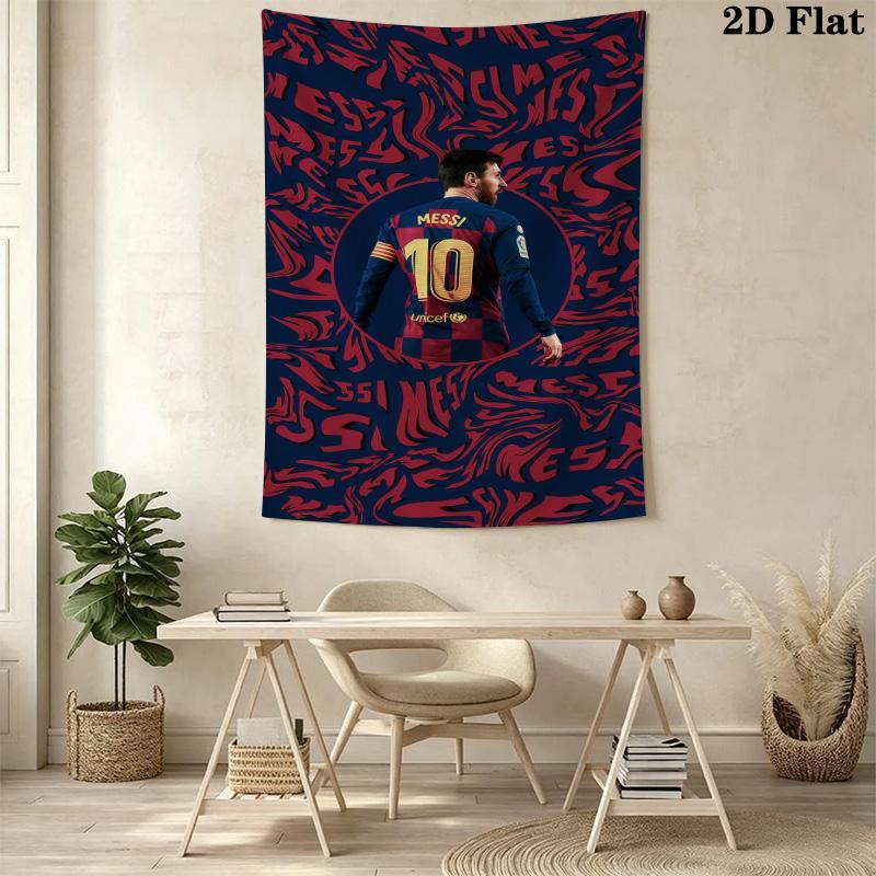 Messi'S Unicef Collaboration Threepiece Set 1 Duvet Cover 2 Pillowcase Without Core Christmas Birthday Gift Duvet Cover And Pillowcase