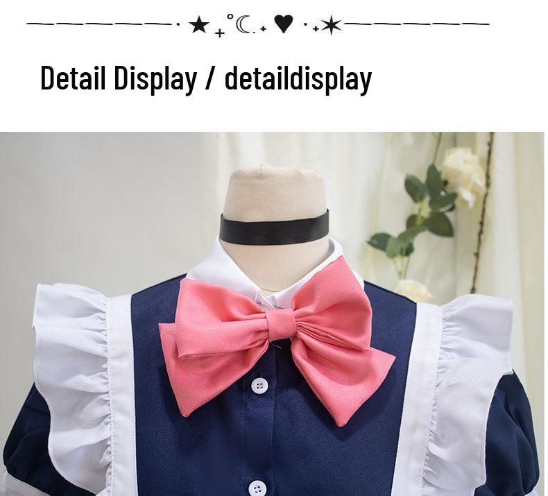 Bold Ayase Momo Maid Outfit with Supernatural Weapon Cosplay Costume - Two-Dimensional Anime Clothing