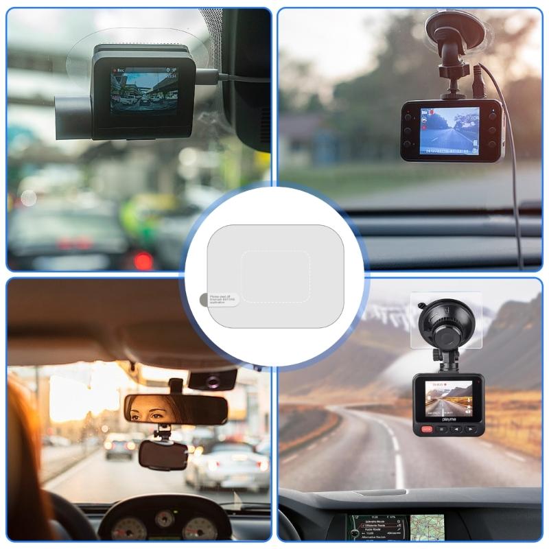 Car Windshield Films Dashboard Camera Sticker Ensures Stable Recording Prevent Slipping For Weather Conditions 10pcs