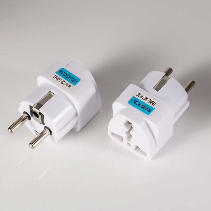 

EU & German Travel Adapter Plug for France, South Korea, Russia, Bali, and Germany