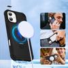 For iPhone 16 Case Compatible with MagSafe Kickstand TPU+PC Shockproof Phone Back Cover