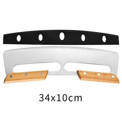 ZISIZ Holzgriff Pizza- & Teigmesser-Set