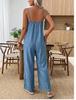 2026 Női Khaki Széles Szárú Jumpsuit - Nyári Alkalmi Stílus
