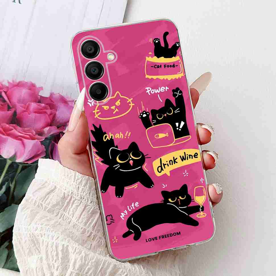 For Samsung Galaxy A16 5G Casing SM-A166B Popular Painted Back Cover Soft Silicone Phone Case For Samsung A 16 A16 5G TPU Fundas