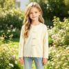 Kids Boys Girls Long Sleeve T-Shirt Color Casual Basic Tee for Daily Wear