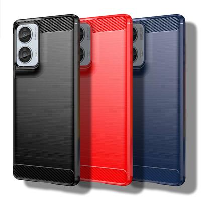 For Motorola Moto G85 5G Case Motorola Moto G85 G75 G55 G35 G15 G05 Cover Carbon Fiber Shockproof Silicone Bumper For Moto G85