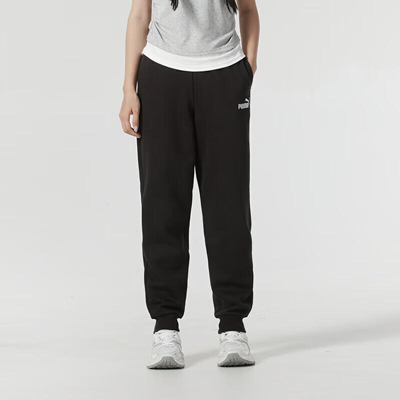PUMA Women s Fleece Knit Track Pants L