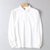 Foreign Trade Yuan Single Containing Mulberry Silk Skin-friendly Comfortable Spring Long Sleeve Leisure T-shirt Fashion Lapel Generous Polo Shirt Men
