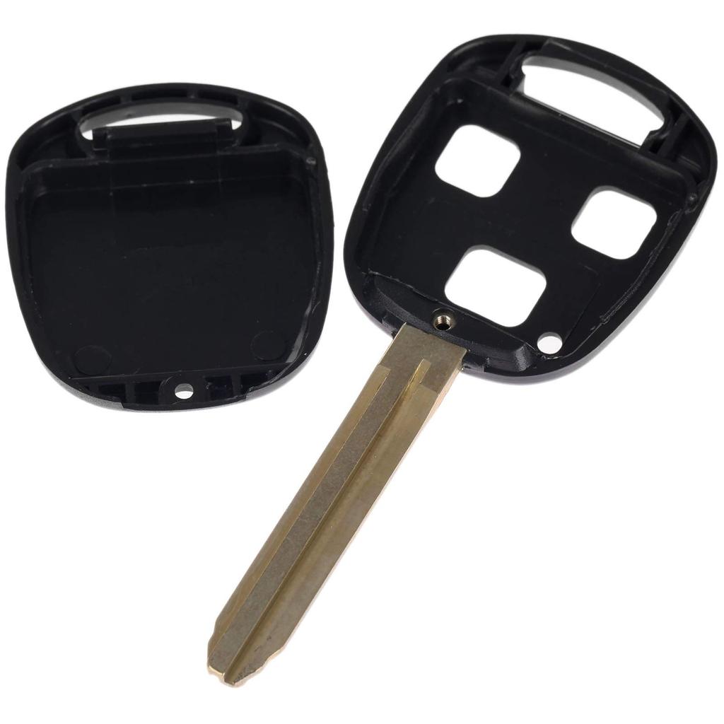 Bowarepro A17 Toyota Key Shell 3 Button Remote Key Fob Shell Blank Key Spare