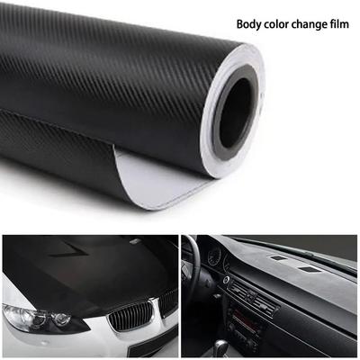 Nano Carbon Fiber Car Sticker DIY Paste Protector Strip Auto Door Sill Side Mirror Anti Scratch Tape Waterproof Protection Film