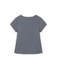 MISEKI SEOUL Blur Quote Short Sleeve Charcoal