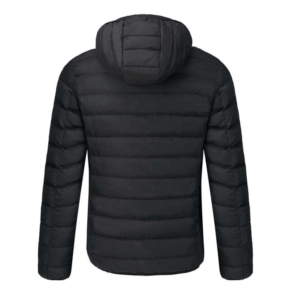 Winter Men's Smart USB Abdominal Back Electric Heating Warm Down Cotton Jacket