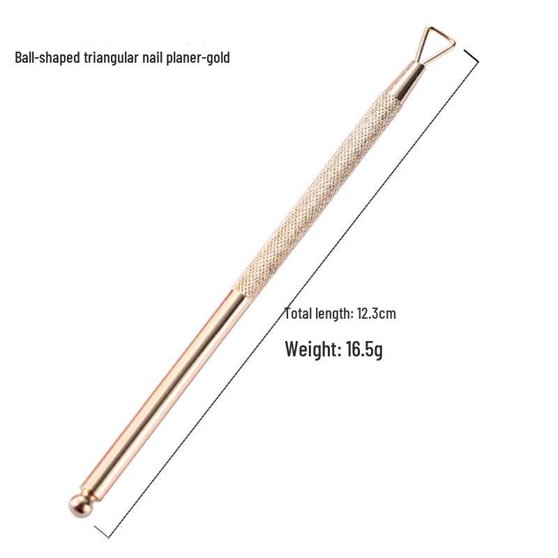 Stainless Steel Double-Headed Cuticle Remover and Pusher Tool for Manicure