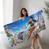 Game O-Overwatchs Microfiber Blanket Quick Drying Beach Towels Oversized Printing Super Absorbent Pool Towel Blanket