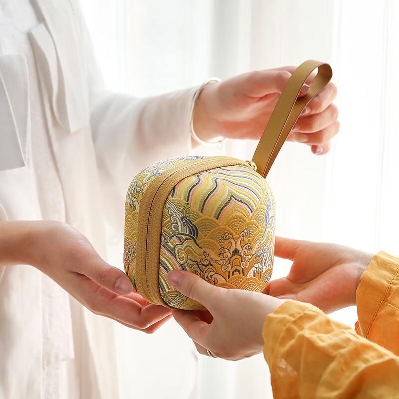 Edenus Ceramic Portable Travel Tea Set