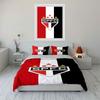 Rayas rojas, blancas y negras. Juegos de cama Juegos de fundas nórdicas Fundas nórdicas Fundas de almohada(1 * Funda de edredón 2 * Fundas de almohada sin relleno de edredón)