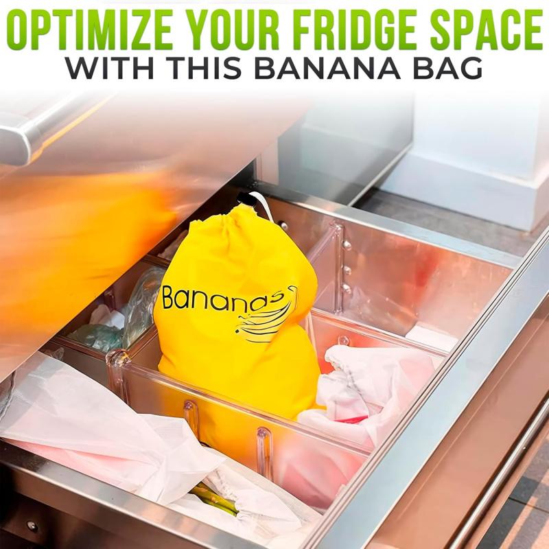 Kitchen Food-Grade Canvas Drawstring Storage Bag Large Capacity Special Storage for Vegetables Banana Onion Lettuce Greens Fresh