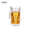 Creative Cool Double Beer Glass Mezzanine Fake Cup Fake Beer Mug Funny Water Cup Creative Model Prank Toy Desk Ornaments