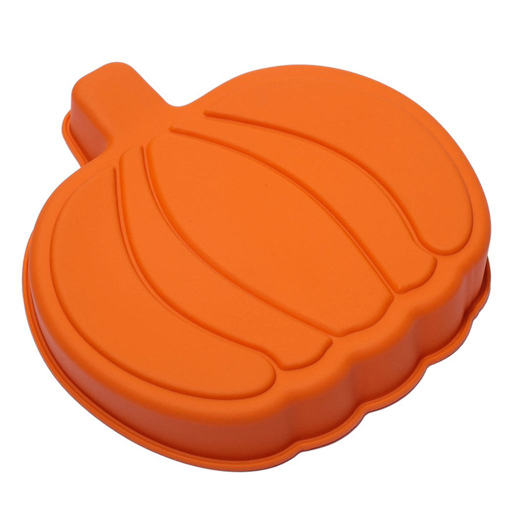Food Grade Silicone Pumpkin Mold for Halloween Party Home Bakers Non Stick Cake Baking Tool Set BPA Free Oven Safe Durable