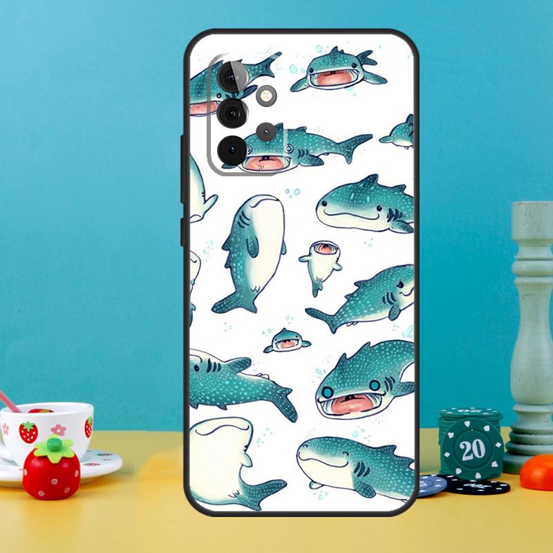 whale sharks Case For Samsung Galaxy A55 A56 A36 A54 A34 A14 A05 A16 A26 A12 A32 A52 A13 A33 A53 A15 A35