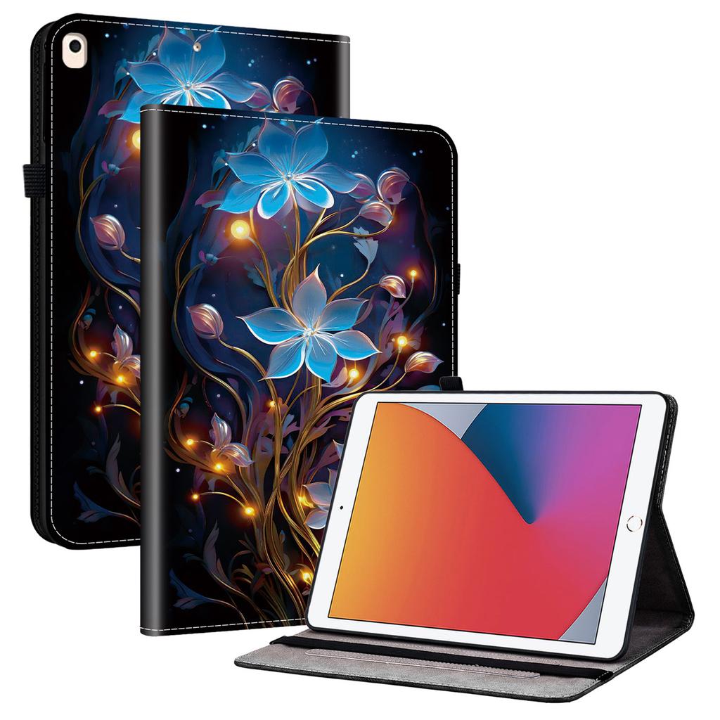 Leather Case For iPad 10.2 (2021)/(2020)/(2019)/Air 10.5 Inch (2019) Pattern Printed Stand Tablet Cover with Card Slots