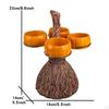 Festive Pumpkin Snack Holder for Halloween Celebrations