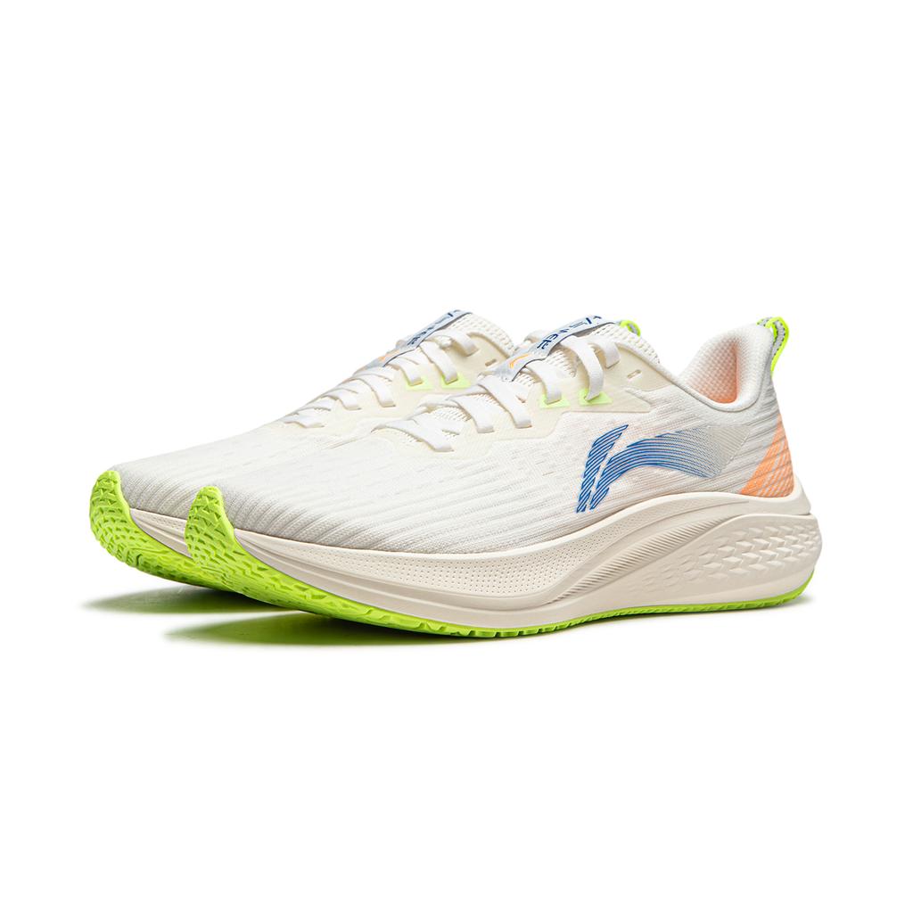 New LiNing Red Hare 7 Cushioning Abrasion Resistant Lightweight Low Top Training Racing Running Shoes Women's Ecru ARPV024-5