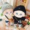 niannyyhouse Doll Clothing Set 20cm Twist Sweater Hat Shorts 3 Pieces Plush Toy Cotton Outfit