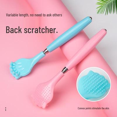 Telescopic Back Scratcher: Itch Relief Tool and Multifunctional Rake for Easy Self-Scratching. Perfect As an Old Man's Toy or Cute Gadget.