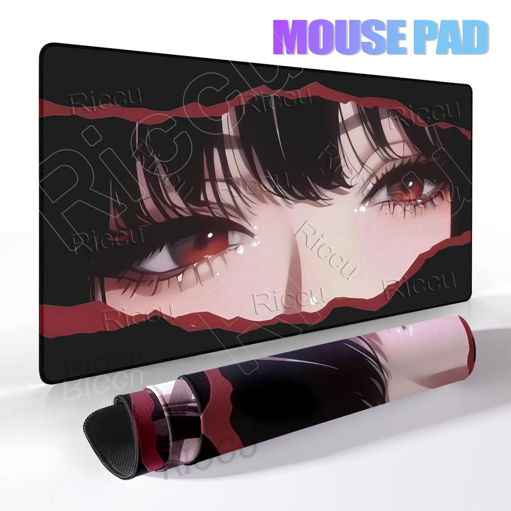 Mousepads Anime Girl Style Aesthetics Mouse Pad Cool Girl PC Offices Tablepads Large Gaming Keyboard Non-slip Desk Table Mats