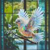 Sky Stained Bird Hangings Pendant Acrylic Bluebirds Suncatchers Gifts Window Hanging Bird  Branch