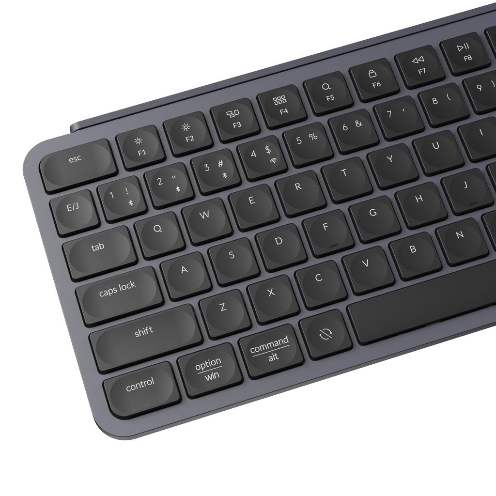 Keychron B6 Pro Ultra-Slim Wireless Keyboard, Full-Size, with Numeric Keypad, ZMK Customization, Scissor Switches, 2.4 GHzBluetooth 5.2Wired