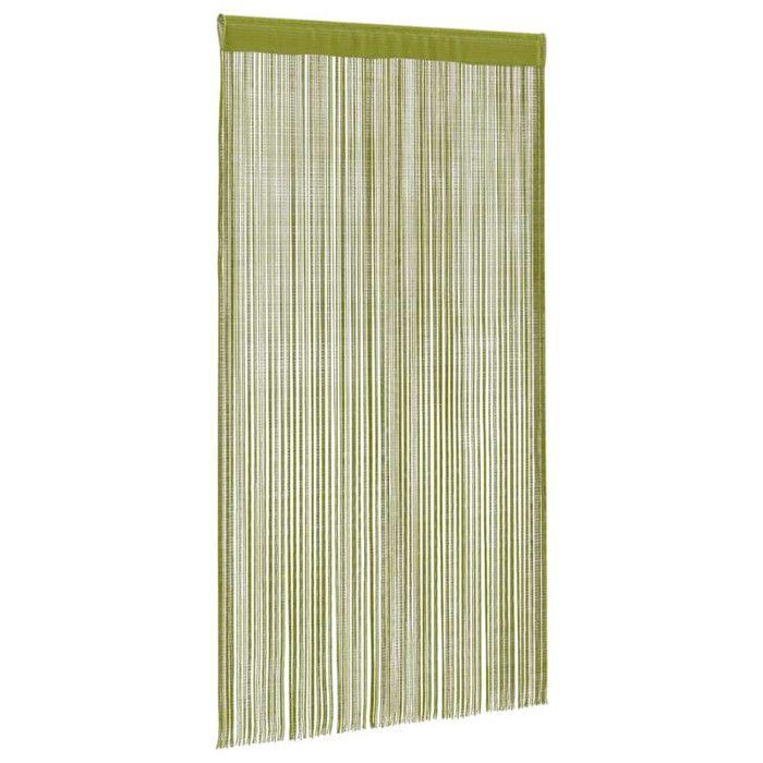 VidaXL Rideau en fils 2 pcs 140 x 250 cm Vert 132413