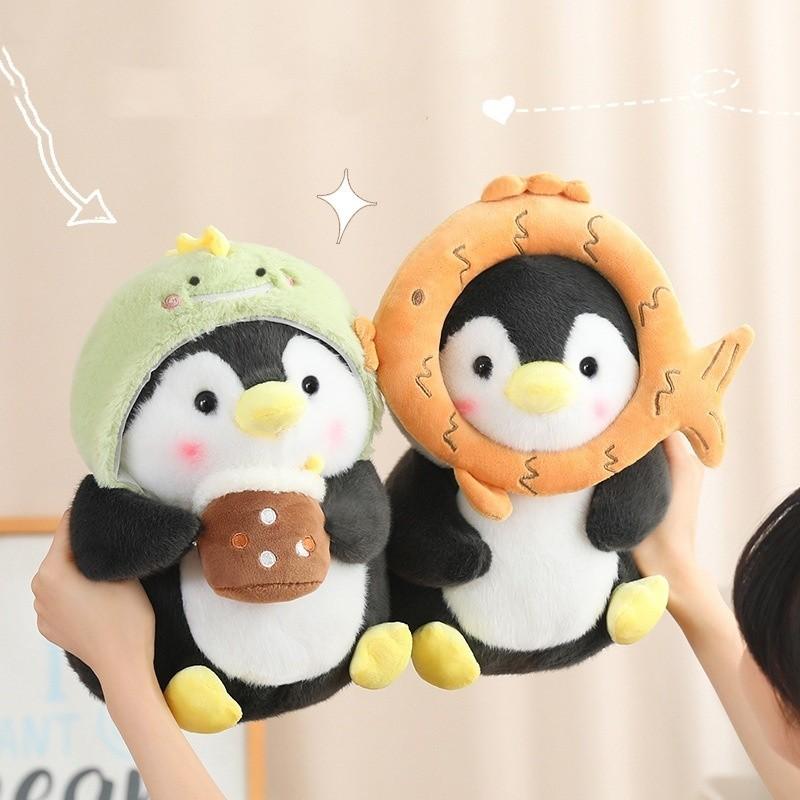 Adorable Cartoon Penguin Plush Toy Soft Stuffed Doll For Girls Birthday Gift