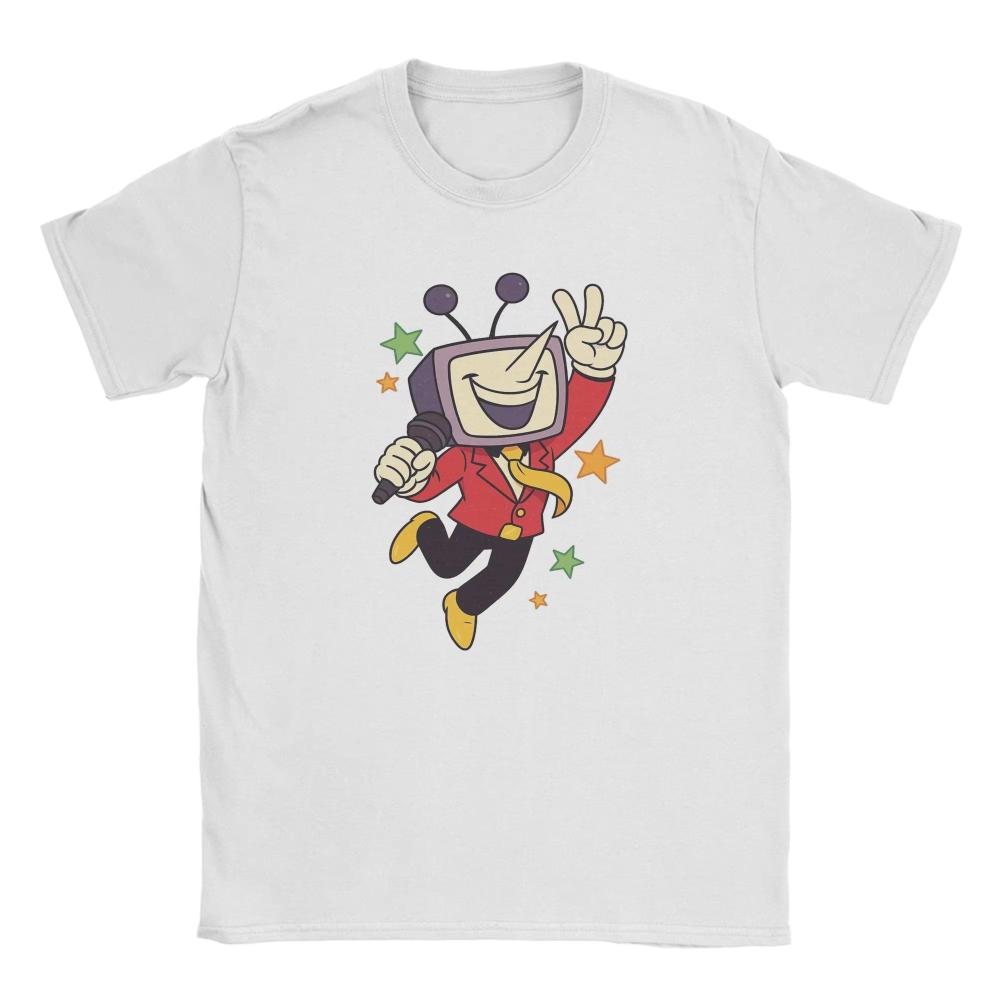 

Mr Tenna Deltarune Game Printed T Shirts for Men Women Cotton Leisure TShirt Crew Neck Tees Short Sleeve Male Clothes Gift Idea 3XL