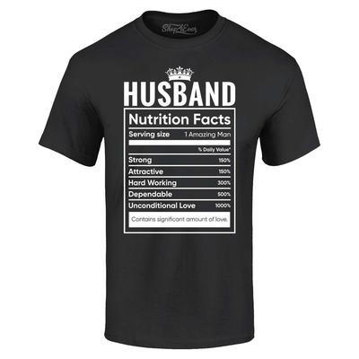 Ehemann Nährwertangaben T-Shirt Lustiges Geschenk für Männer von Ehefrau Shirt