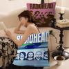 Vintage Rock Band Radiohead Pillow Anime Pillow Sofa Bed Head Pillow Cover Cushion Cover 45x45 Cm Fashion