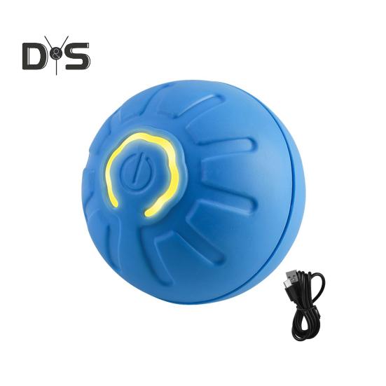 

1 шт./2 шт. Интерактивная катящаяся игрушка-мяч для домашних животных, перезаряжаемая через USB, автоматическая движущаяся игрушка-мяч, электрическая игрушка для собак со светодиодной подсветкой для маленьких/средних/больших собак A