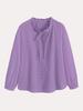 2025 Women's Elegant Pure Cotton Long-Sleeved Button-Up Top