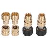 8Pcs High Pressure Washer Adapter Coupler Set Brass Quick Disconnect Connector Kit