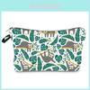 New European And American Sloth Print Cosmetic Bag For Women Multi-functional Travel Storage Bag Retro Style