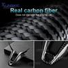 Real Hard Black Carbon Fiber Steering Wheel Lower Sticker For Hyundai I20 N I30 N Elantra N Avante N 2021-2025 2026 Interior