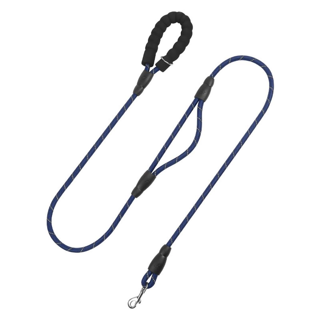 Plutus Haustierseil Hundeleine 1,8 m lang, Verkehrspolsterung Zwei Griffe, Strapazierfähig, Reflektierende Doppelte Griffe für Kontrolle Sicherheitstraining
