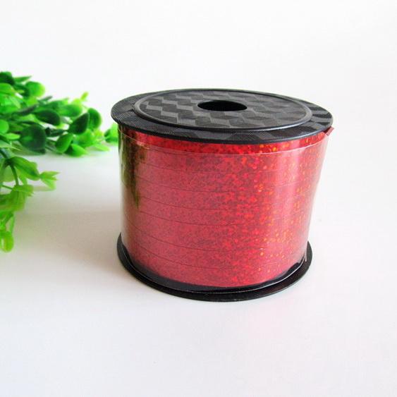 5MM*90M DIY Laser Balloon Ribbon Wedding Bowknot Coloured Ribbons Party Decoration