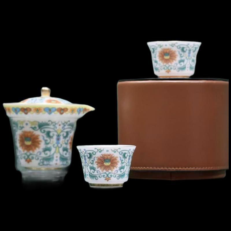 Wuming Puzuo Entangled Lotus Express Tea Set