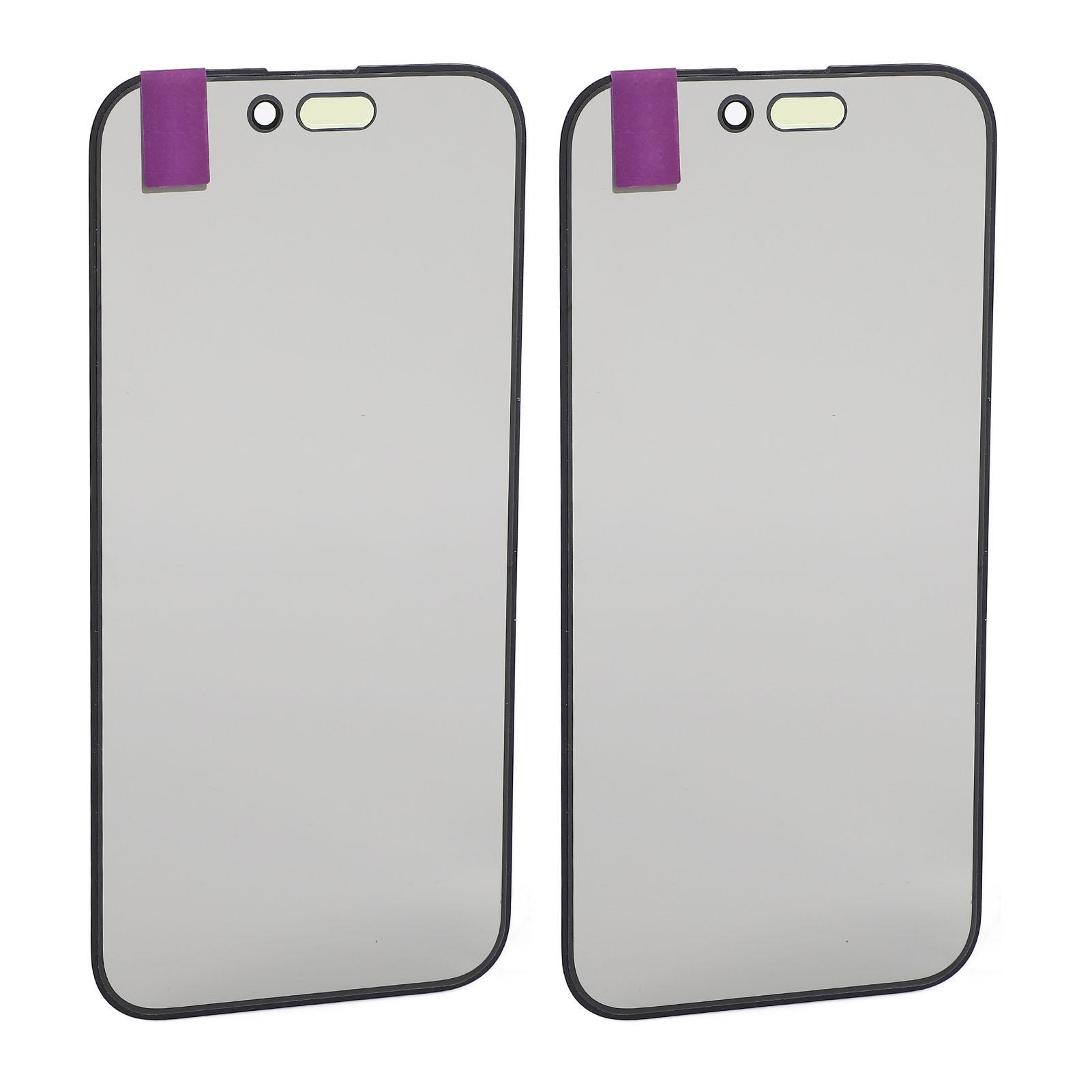 

2 шт. Стекло экрана телефона переднее внешнее стекло объектива экран замена с ремонтным комплектом для IOS 15 Pro