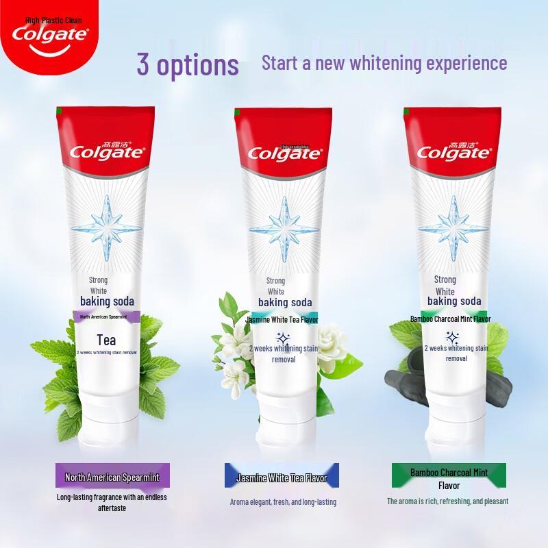 Colgate Jingbai Baking Soda Bamboo Charcoal Mint Toothpaste